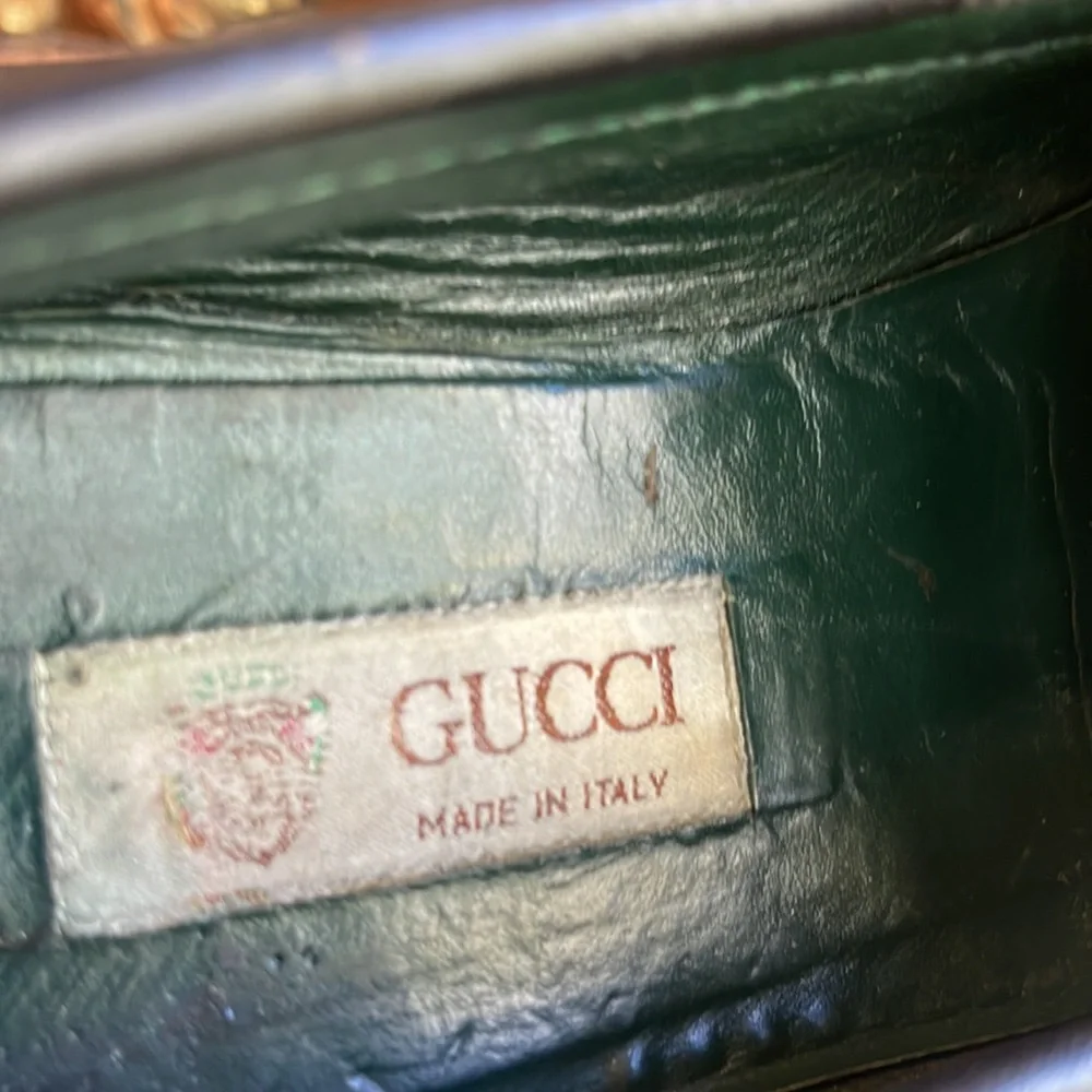 Gucci Black Leather Tassel Loafers
